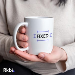 Fixed Coffee Mug – Perfect for UX & Product Designers