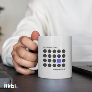 Von Restorff Effect Coffee Mug – Stand Out in UX & Product Design