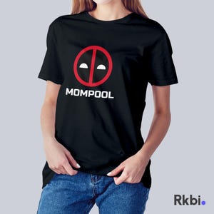 Mother's Day Gift Idea Mompool Mother's Day Funny T-Shirt Gift Idea  for Super Moms T-Shirt for Mother's Day Gift Super Hero T-Shirt Gift