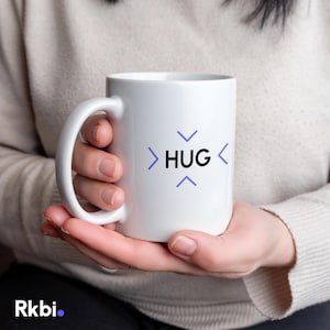 Hug Content Coffee Mug – Perfect for UX & Product Designers