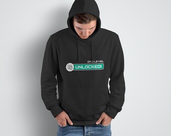 Idée cadeau pour la fête des pères Niveau papa débloqué ! Sweat-shirt à capuche cadeau pour papa gamer Sweat-shirt à capuche cadeau pour la fête des pères Idée cadeau sweat à capuche pour papa gamer Sweat à capuche