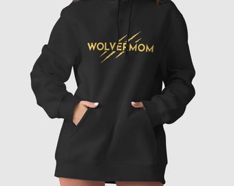 Idea regalo per la festa della mamma Felpa con cappuccio Wolvermom per la mamma più in forma Felpa con cappuccio Wolverine Regalo per la festa della mamma per mamme fantastiche Idea regalo per la festa della mamma