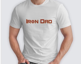父の日Tシャツ、アイアンパパのためのTシャツ、最高のお父さんのためのTシャツ、アイアンマンのためのTシャツトップス、父の日のギフトアイデア、誕生日の素敵なギフト