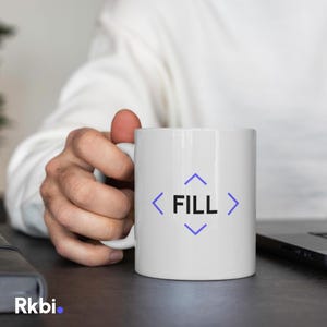 Fill Content Coffee Mug – Essential for UX & Product Designers