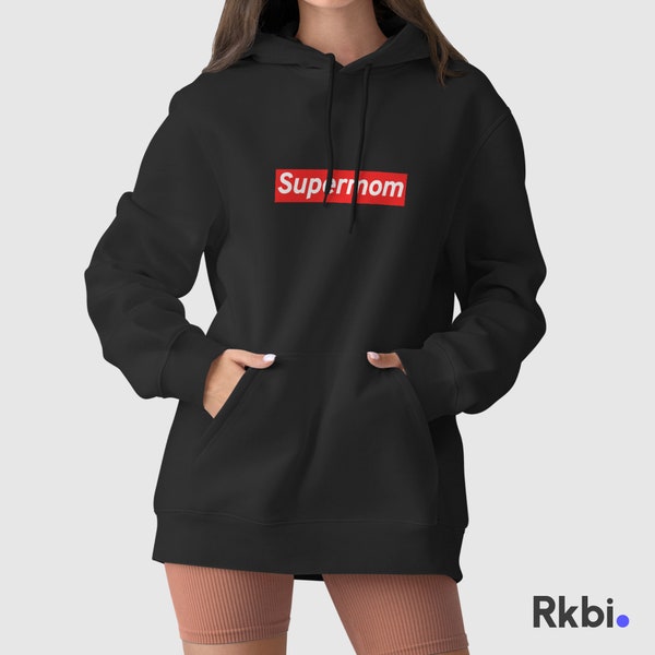 Supermom Pullover für Muttertag Geschenkidee für die besten Mütter Hoodie Geschenkidee für Supreme Hoodie Coole Geschenkidee für den Muttertag