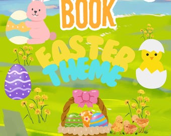 Children's Easter theme coloring book - 10 pages