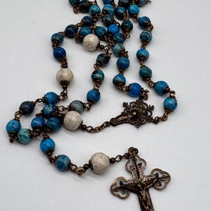 Mary Heirloom Rosary ~Bronze~