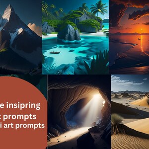 Nature and Landscapes AI Art Prompts - 150 Inspiring Ideas for Artists and Designers