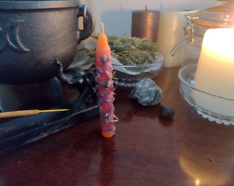 Psychic, Clairvoyant, Spiritual Senses Enhancement Dressed Blessed Candle x1