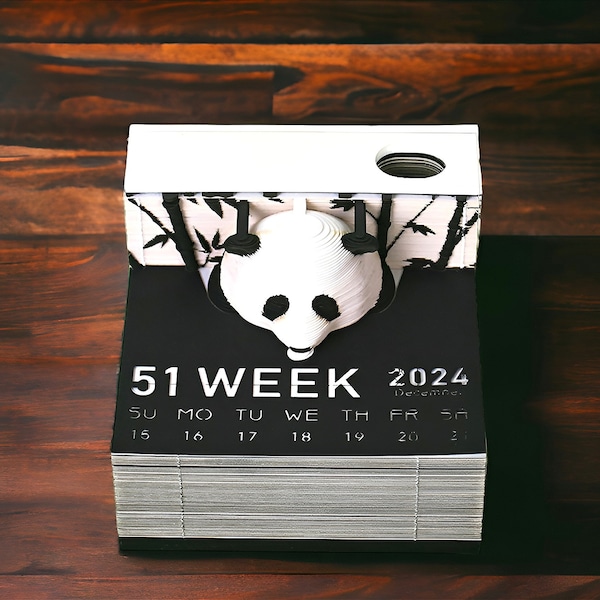 3d Tear Away Calendar Etsy