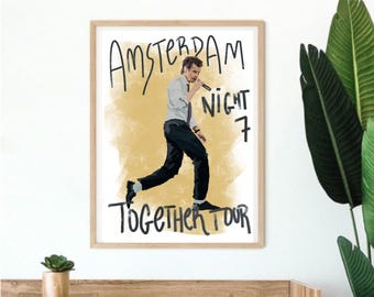 Harry Styles Together Tourplakat AMSTERDAM N7