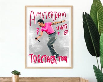 Locandina del tour "Harry Styles Together" AMSTERDAM N8