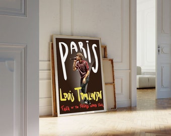 Louis Tomlinson foi en l'avenir affiche de la tournée mondiale Paris