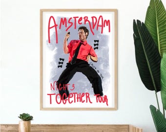 Harry styles together tour poster AMSTERDAM N3