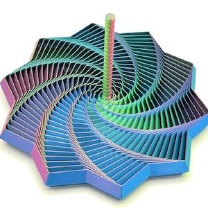 High quality file Stl/3mf Star Fidget for 3D Printing Spinning Stress Relief Desk Toy