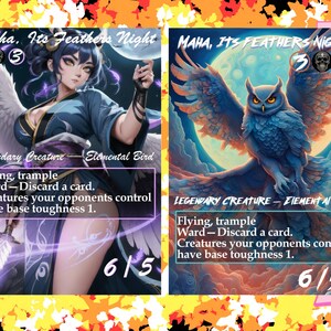 Maha, su noche de plumas mtg proxy foil bloomburrow
