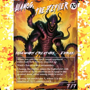 Ulamog, il Contaminatore mtg eldrazi proxy foil