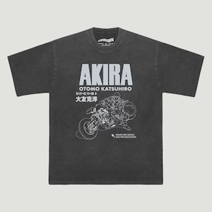 Vintage Akira T-Shirt, Retro Anime Cyberpunk Film Graphic Tee