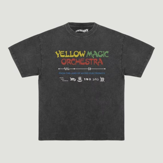Yellow Magic Orchestra T-shirt, Synthpop Electronic Band Tee