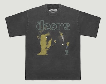 The Doors T-Shirt, Classic Rock Band Tee, Vintage 60s Psychedelic Music Graphic Shirt, Retro Jim Morrison Unisex Band Tee