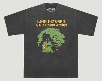 King Gizzard Psychedelic Rock Band T-Shirt, Vintage Garage Rock Graphic Tee