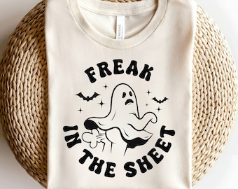 Freak In The Sheet Ghost SVG: Funny Halloween PNG (Digital Download)