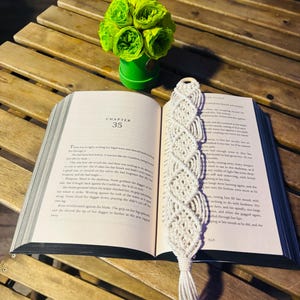 Boho macramé bladwijzer