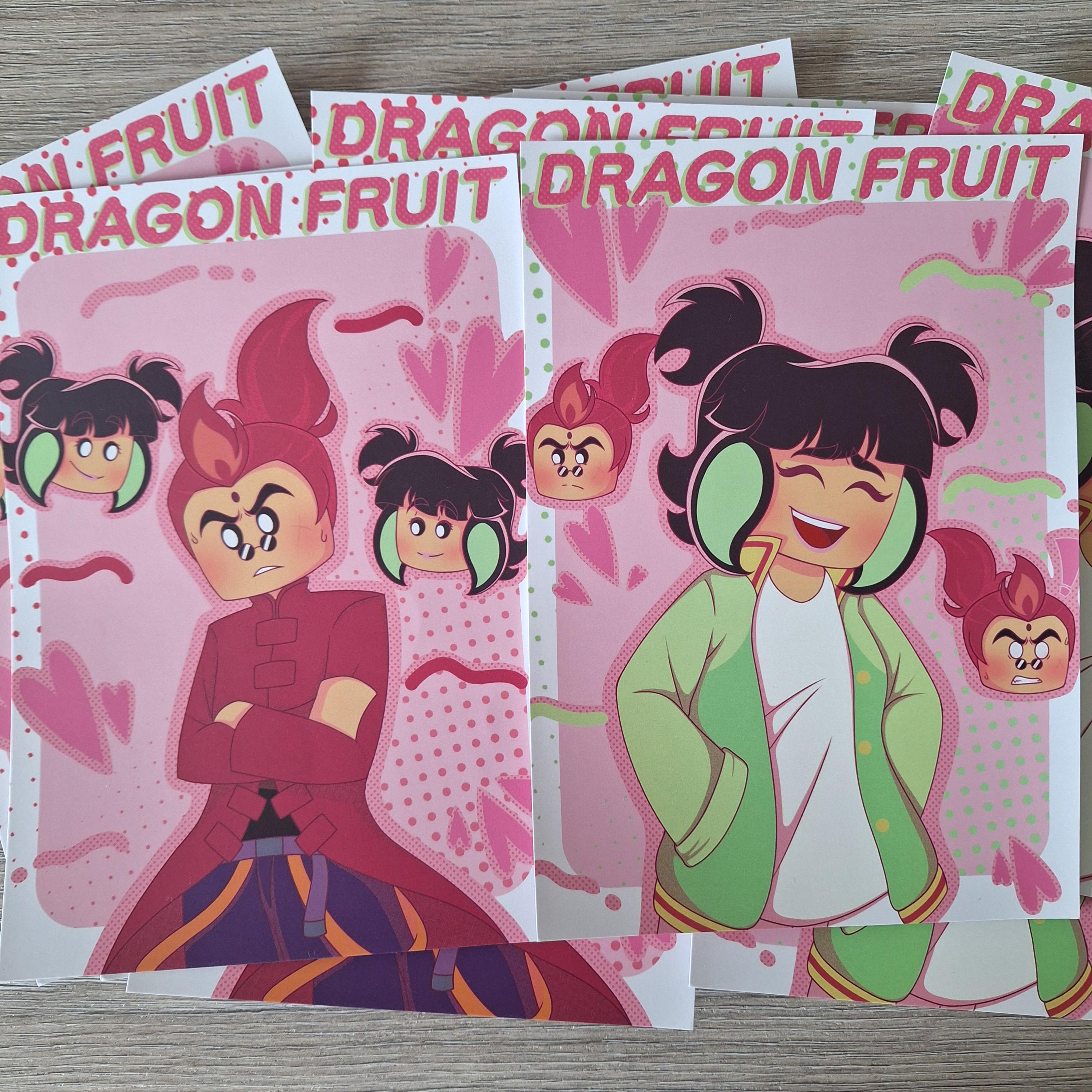Monkie Kid Dragonfruit Shipping Mei & Red Son Print - Etsy