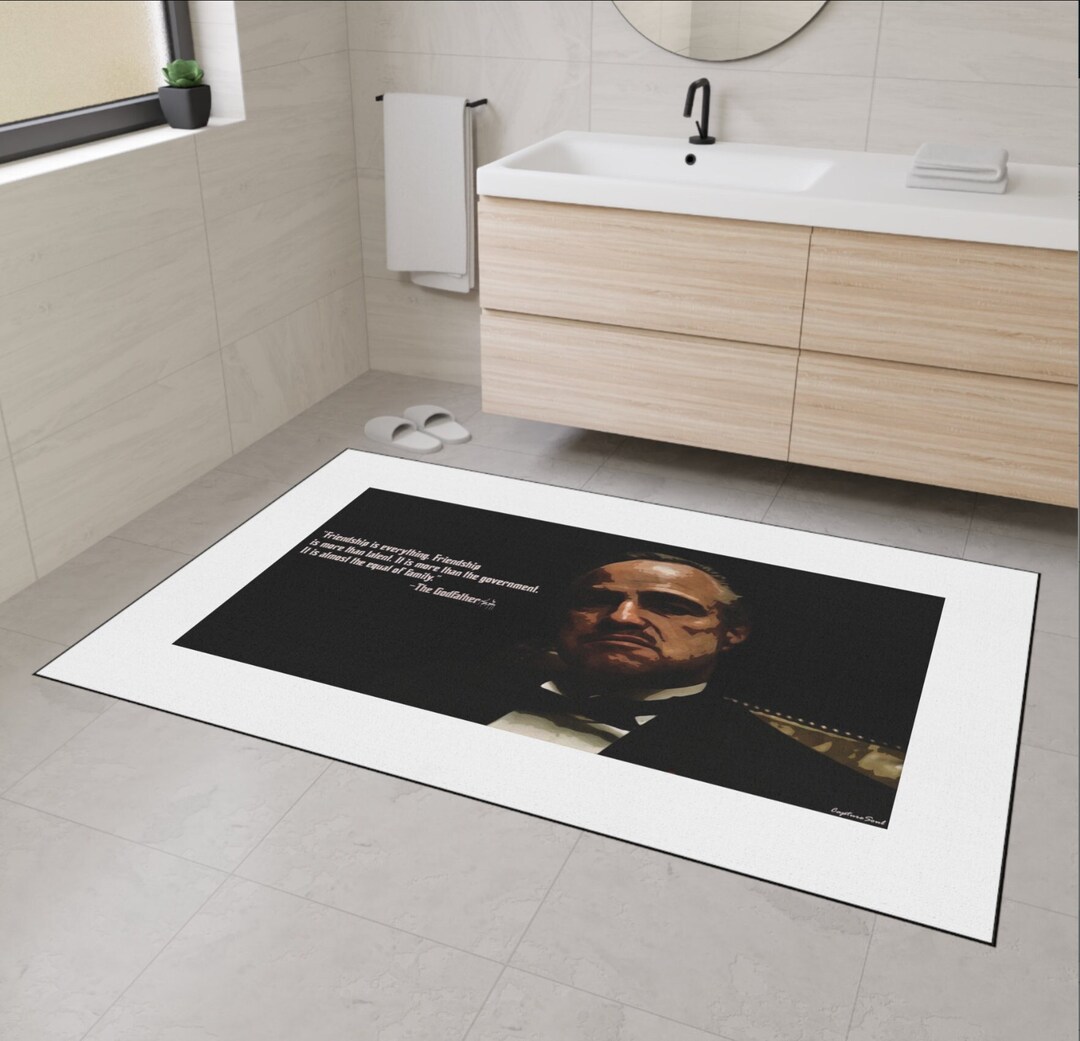 The Godfather Vito Corleone Heavy Duty Floor Mat, Gift for Him,gift for