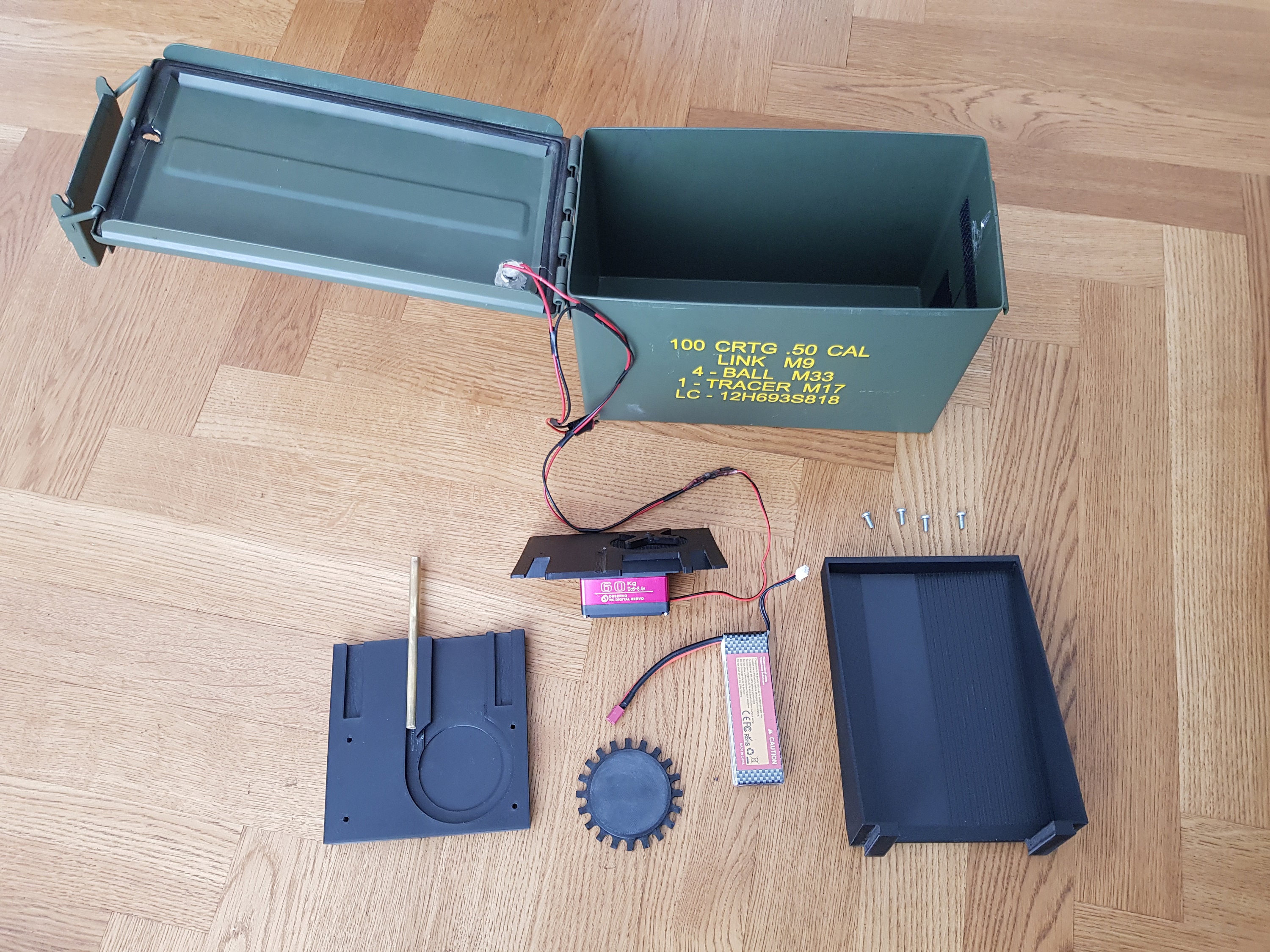 DIY Airsoft Electric Speedloader for M2a1 Cal. 50 Box stl Etsy