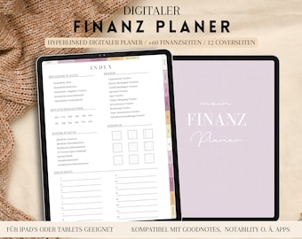 digitale financiële planner, digitale budgetplanner, financiële planner Duits, budgetplanner, Goodnotes planner financiën