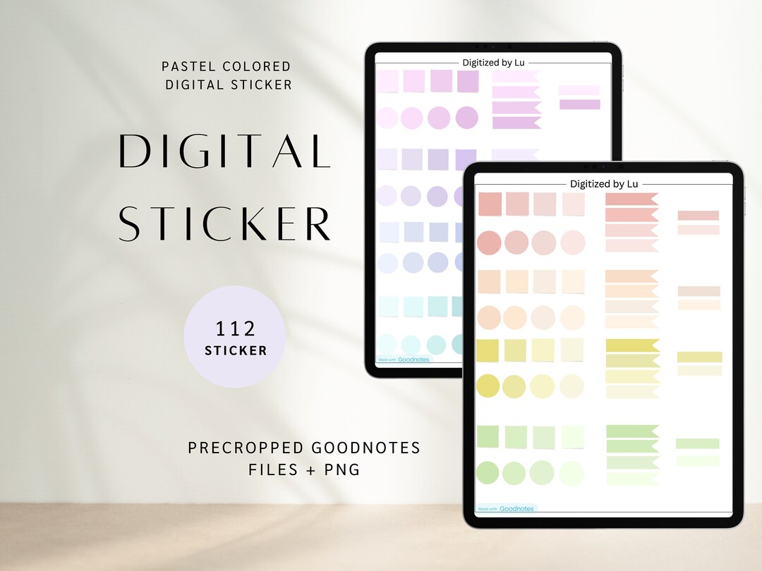 Goodnotes Sticky Notes, Digital Stickers, Digital Stickers, iPad ...