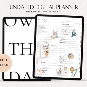 Digital Planner, Undated Planner, Digital Weekly Planner for Goodnotes, Monthly Planner, iPad Planner, Daily Planner