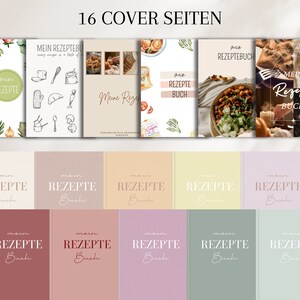 digital recipe book German, digital cookbook pdf, recipe book for Goodnotes, recipe planner, digital recipe journal, meal planner image 9