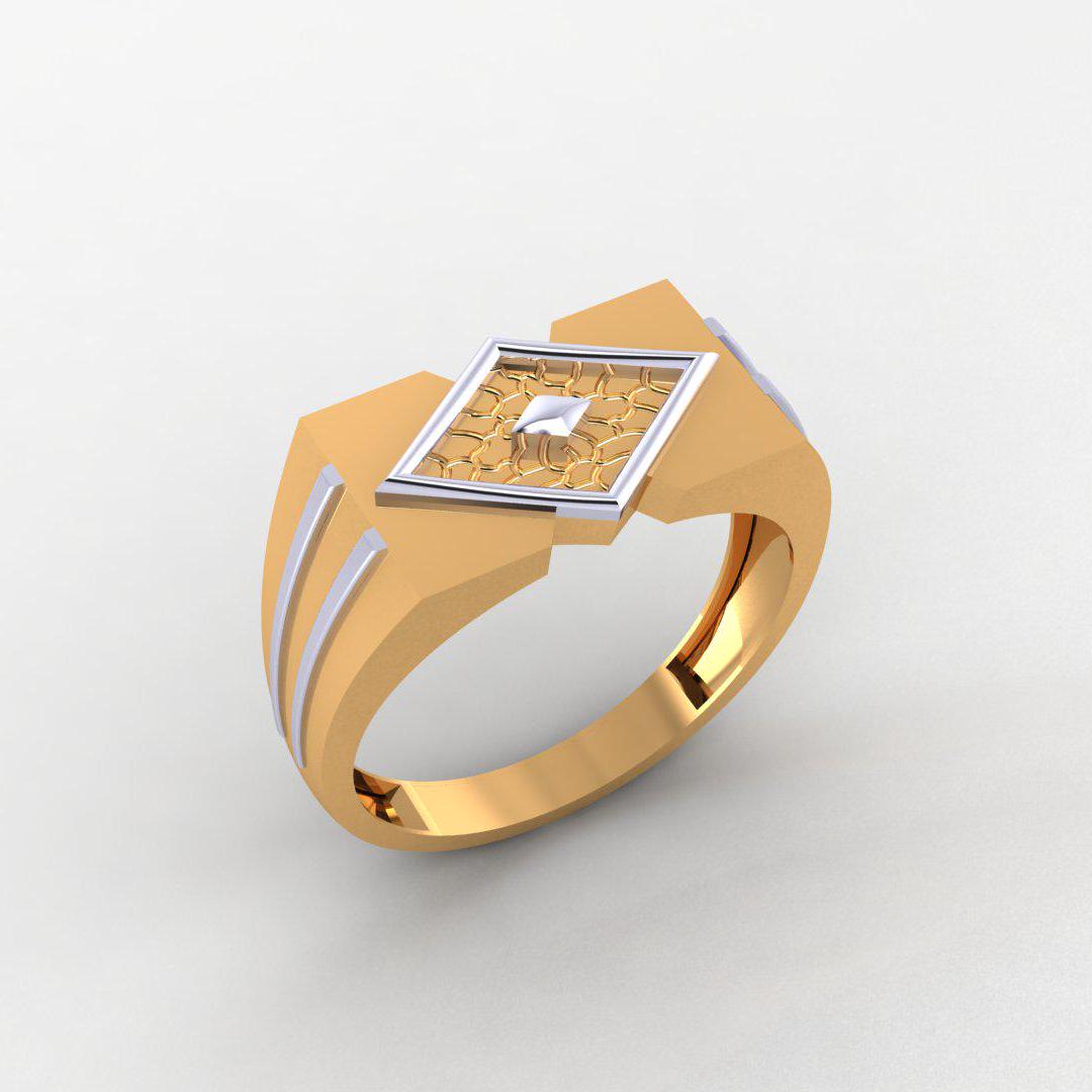 Acquista Anello Da Uomo Placido In Taglio Princess 0.93 Carati , Oro Bianco & Giallo 375 Zircone Verde - Foto 11