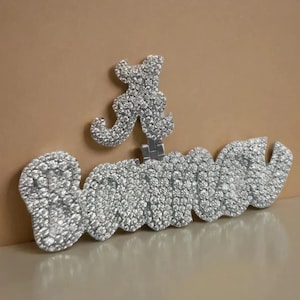 Colgante de moissanita real/Colgante de "NOMBRE" personalizable para hombre de 3 ct/Amuleto personalizado/Colgante de hip hop/Colgante de moissanita/Regalo de cumpleaños
