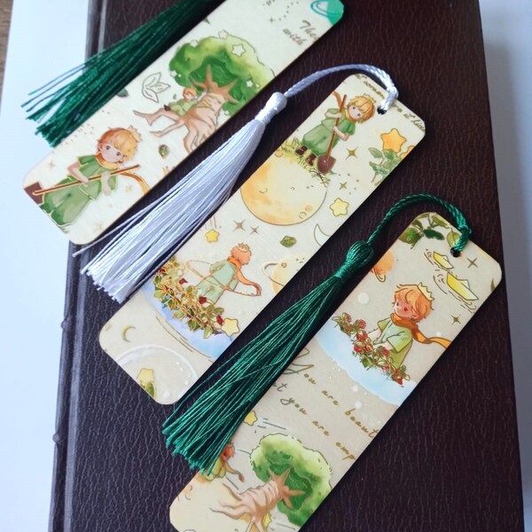 Marque-pages le petit prince verts