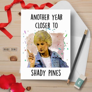 Funny Birthday Card | Sophia Inspired | Girlfriend Best friend Gift  | Golden Girls | Personalized