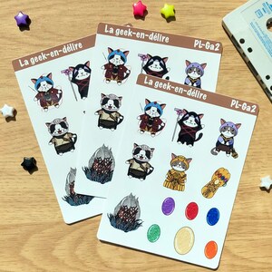Planches de stickers Ennemis des Gardiens de la Galaxie, stickers Marvel, stickers Thanos