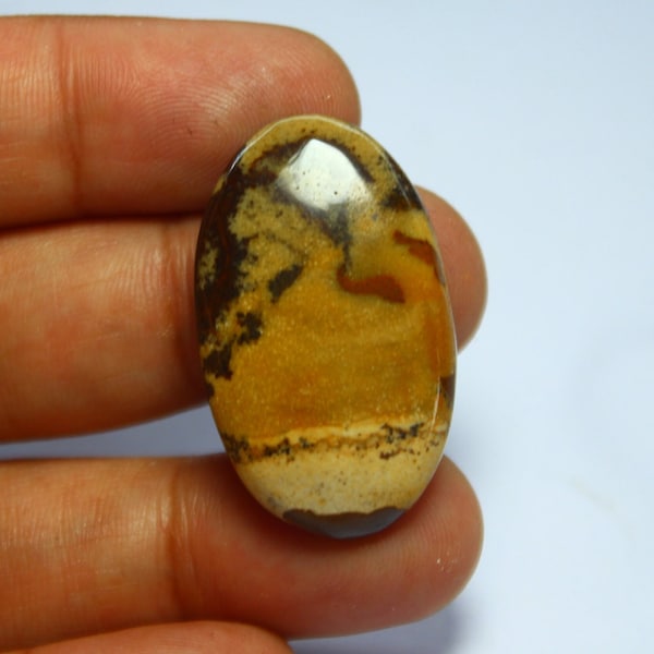 Stunning Natural Outback Jasper Cabochon semi precious Gemstone For Jewellery Making, hand made, hand polish healing gift for her #2994