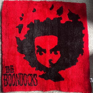 Custom Tufted Huey from The Boondocks Area Rug Handmade by True Rug Tufting