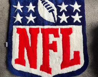 Custom Fan-Made Rug - Your Favorite Professional Football Logo - Sports Fan Decor