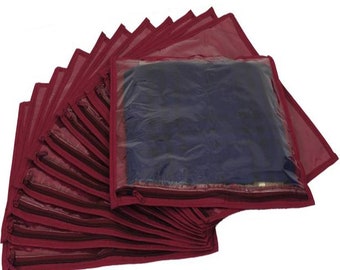 Maroon Saree Cover Bags, Dress Keeping Plastic Tissue Clothe Bag, Sari Storage Bag
