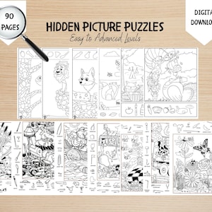 Mega Hidden Objects Bundle for Kids, 90 Pages of Brain-boosting Fun - Etsy