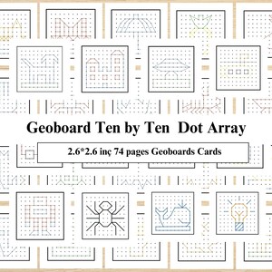 Mega Geoboard Cards Digital Activity Kit, Geoboard Shape Cards ...