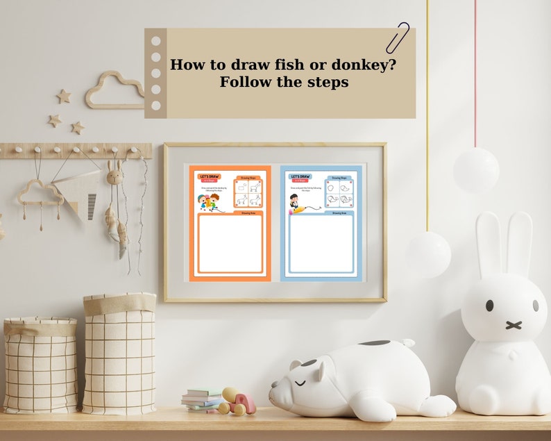 Directed Drawing Guide, Step-by-step, Homeschool Activity (PDF Pattern ...