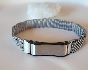 Unisex Grabovoi Zahlenarmband aus magnetischem Edelstahl - Heilung, Fülle, Schutz, Wunschmanifestation und Energieausgleich