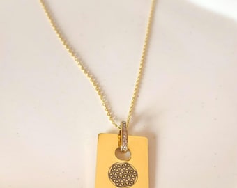 Flower of Life Yantra Necklace: Grabovoi Numbers for Healing & Abundance