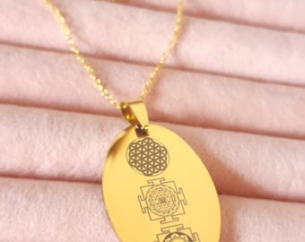 Jugendelixier Zahlenfolge Stahlhalskette