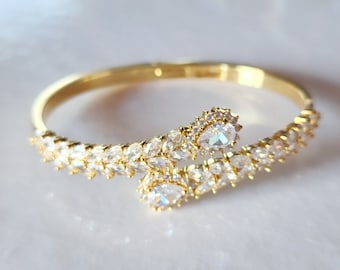 Gold-Kristall-Armband